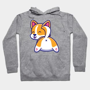 Cute Dog Corgi Butt Hoodie